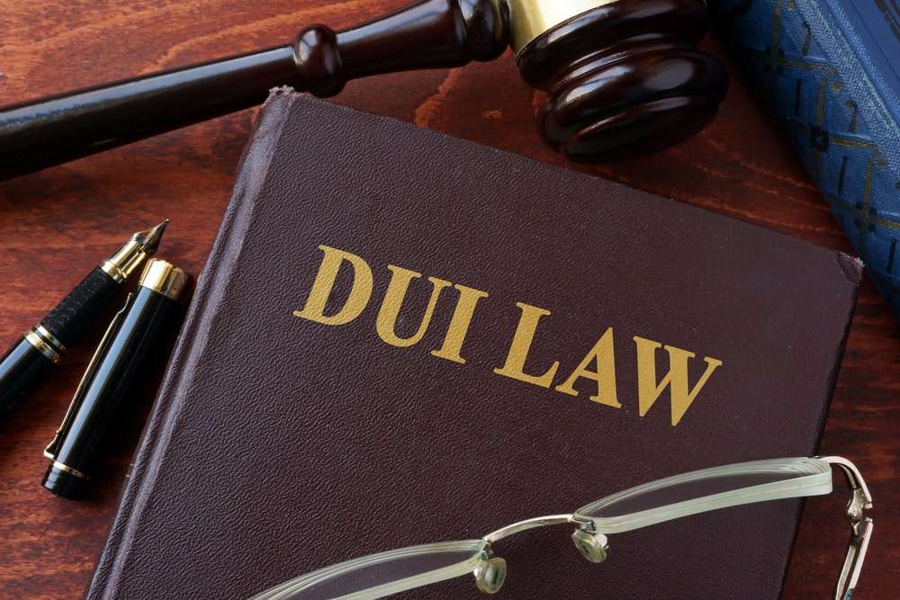 DUI Law Book On A Table
