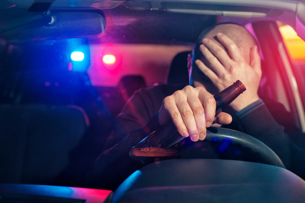 Photo of A Drunk Male Driver